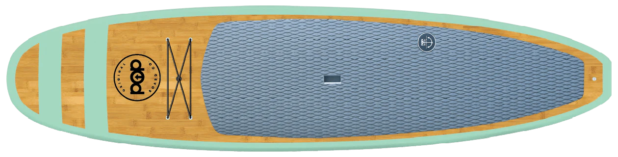 Backcountry Sportsman 11-foot Huckleberry popboard with vibrant design, suitable for outdoor activities and water sports.