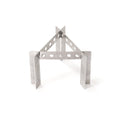 City Bonfires portable camp stove with stand, designed for outdoor cooking and camping adventures.