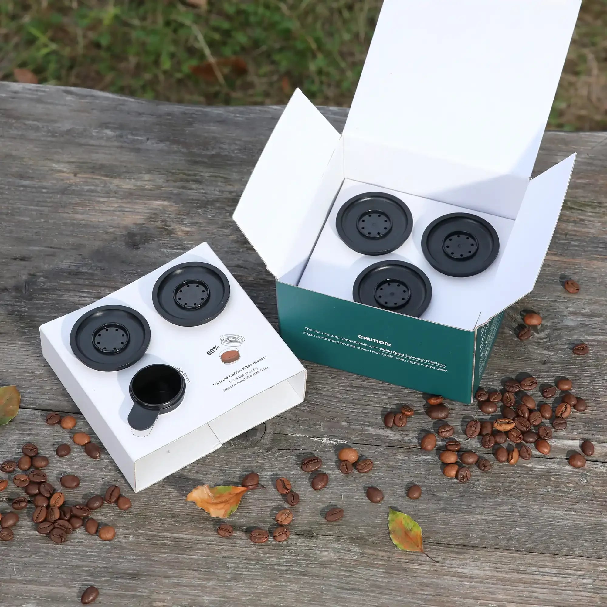 Nano Portable Espresso Machine Filter Baskets Kit (6g-8g) - OVERLANDERS Outfitter
