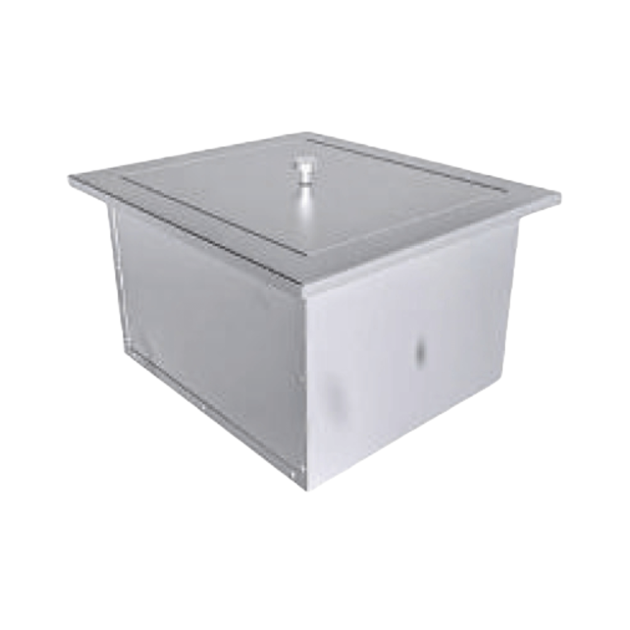 SAKSBY WHOLESALE outdoor kitchen with 32-inch stainless steel LPG gas grill, door, drawer, and ice box for outdoor cooking.