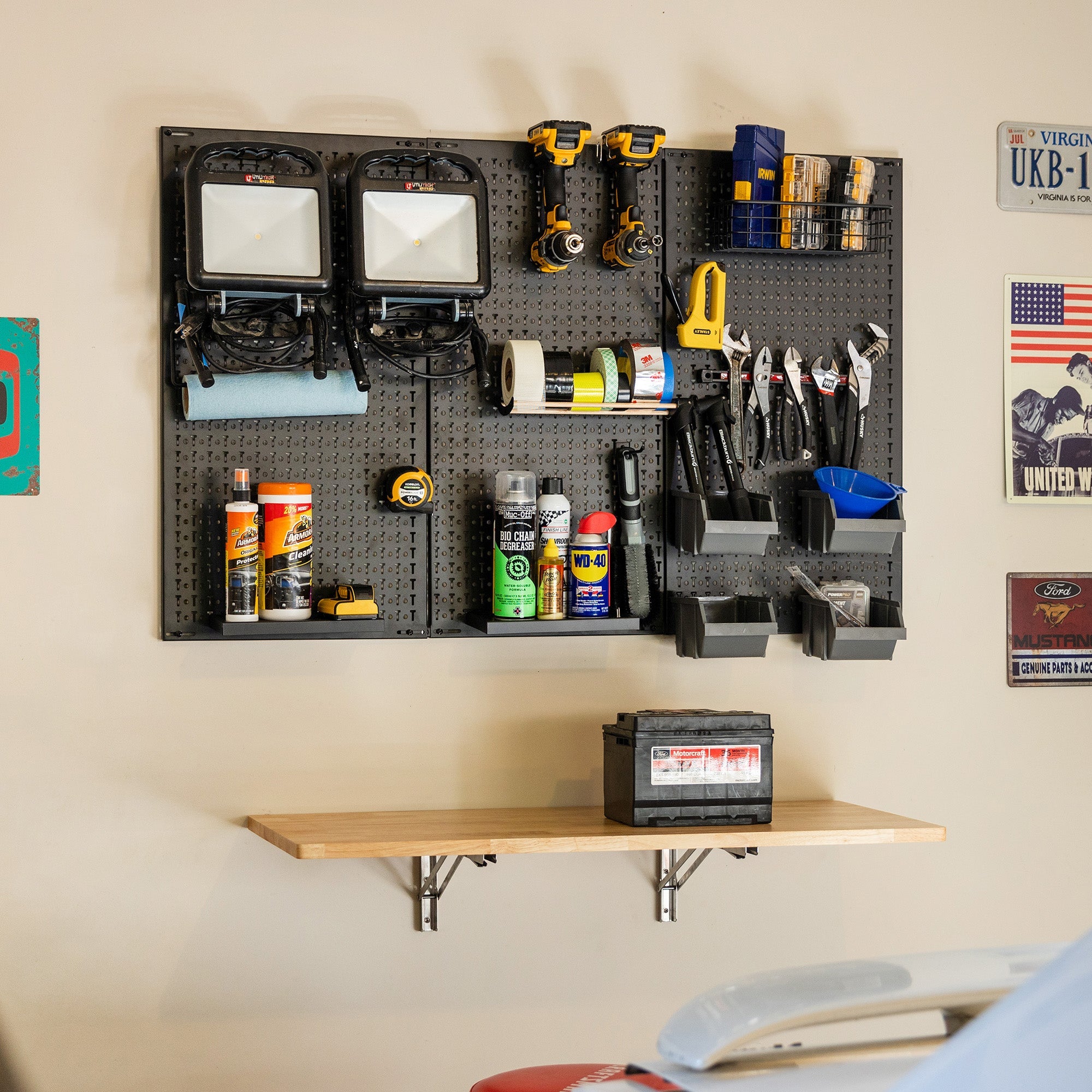 51" x 32" PRO Pegboard | 23 Attachments - OVERLANDERS Outfitter