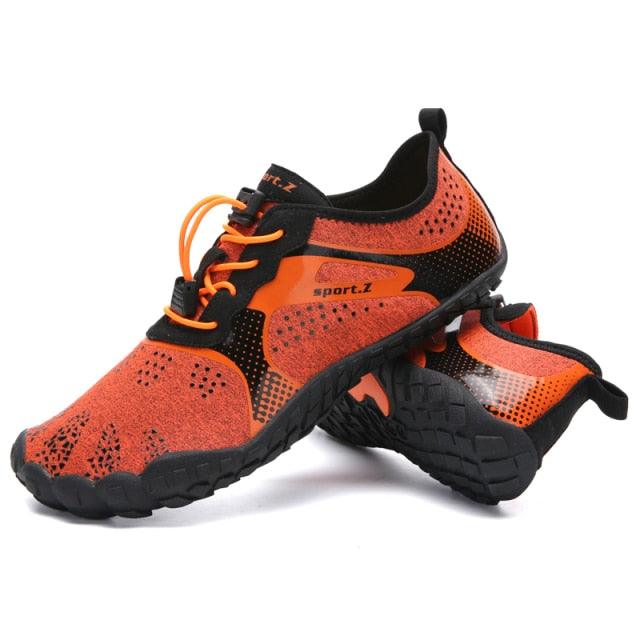 Stevvex men's barefoot outdoor water shoes with non-slip soles, lightweight design, and breathable material for water activities.