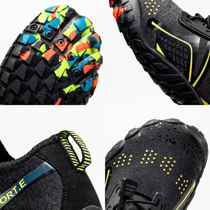 Stevvex unisex Upstream swimming water shoes, barefoot outdoor sandals with rubber soles, suitable for water activities and beach use.