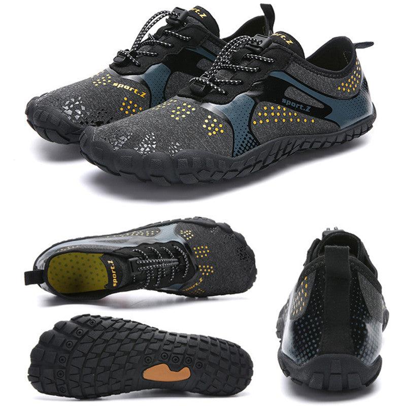 Stevvex unisex water shoes with breathable design and flexible soles, ideal for swimming, barefoot outdoor activities, and water sports.
