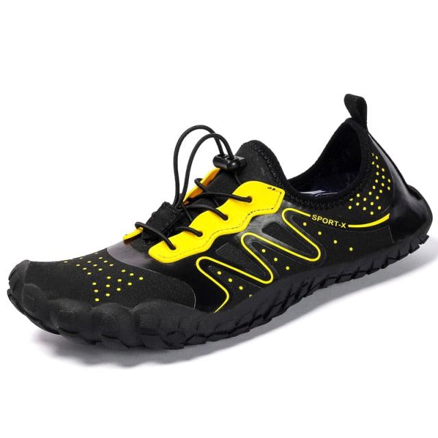 Stevvex unisex Upstream swimming water shoes, barefoot outdoor sandals designed for water activities and beach use.