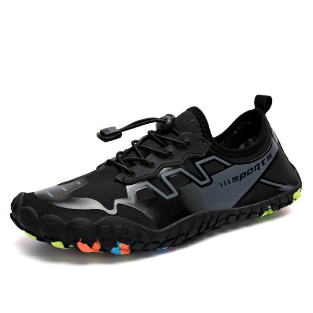 Stevvex unisex Upstream swimming water shoes with breathable design and flexible soles for barefoot outdoor water activities.