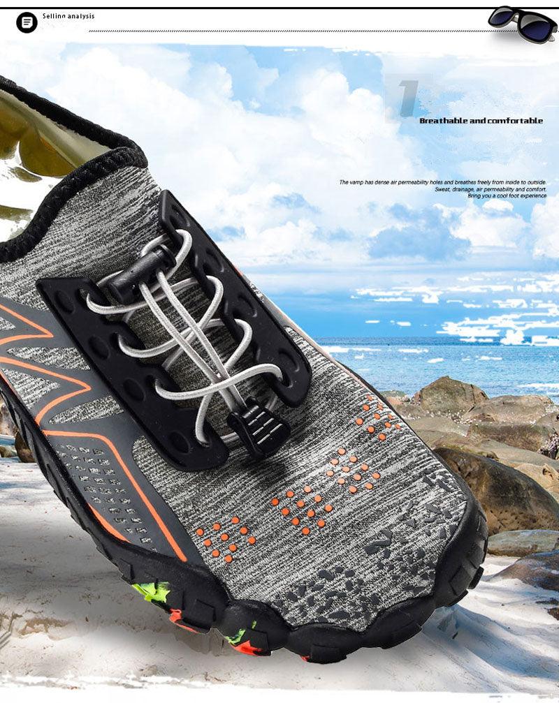 Stevvex unisex upstream water shoes with barefoot design, outdoor swimming sandals for water activities and beach use.