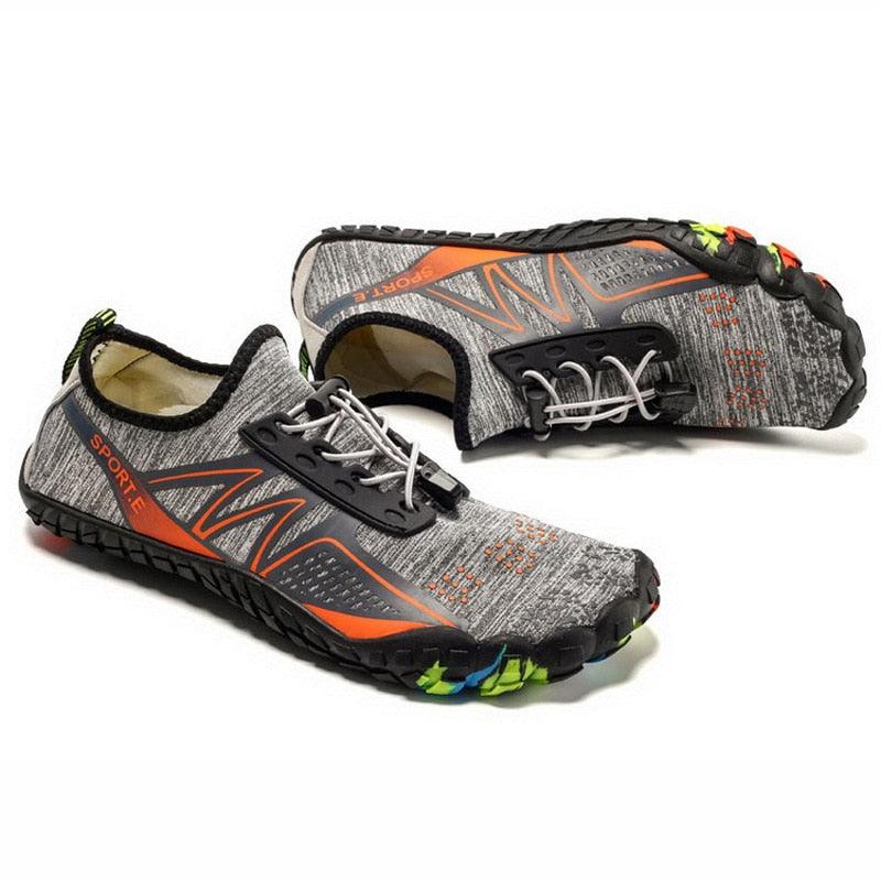 Stevvex unisex Upstream swimming water shoes with barefoot design and outdoor sandal style, suitable for water activities.