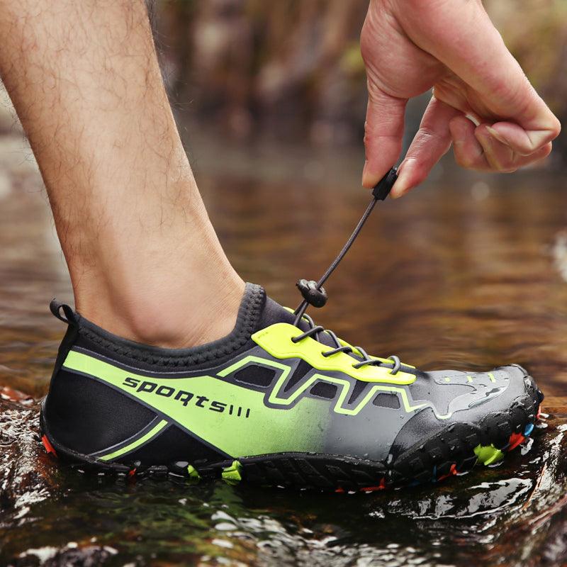 Stevvex unisex Upstream swimming water shoes, barefoot outdoor sandals with breathable, quick-drying material for water activities.