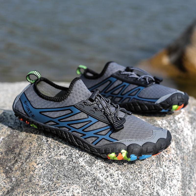 Stevvex unisex upstream swimming water shoes, barefoot outdoor sandals, featuring lightweight, quick-drying design for water activities.