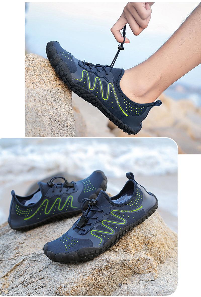 Stevvex unisex Upstream swimming water shoes, barefoot outdoor sandals, featuring lightweight design and quick-dry fabric.