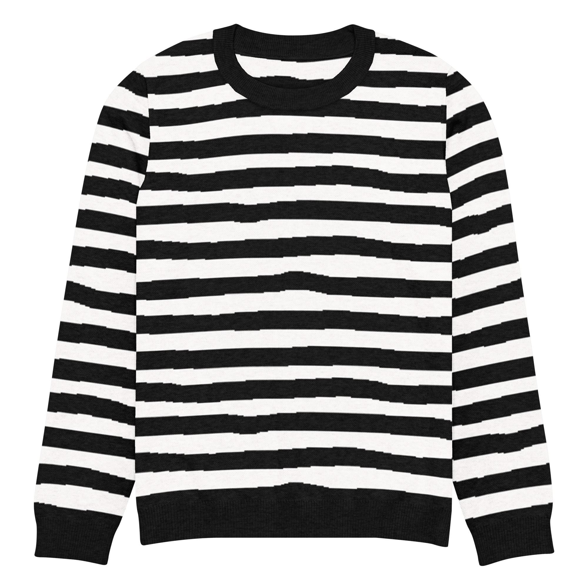 Pugsley Print Knit Crewneck Sweater