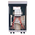 Portable Sun LLC MidNite Solar MNPV4-MC4 solar array combiner with MC4 connectors for PV system components, shown in the image.