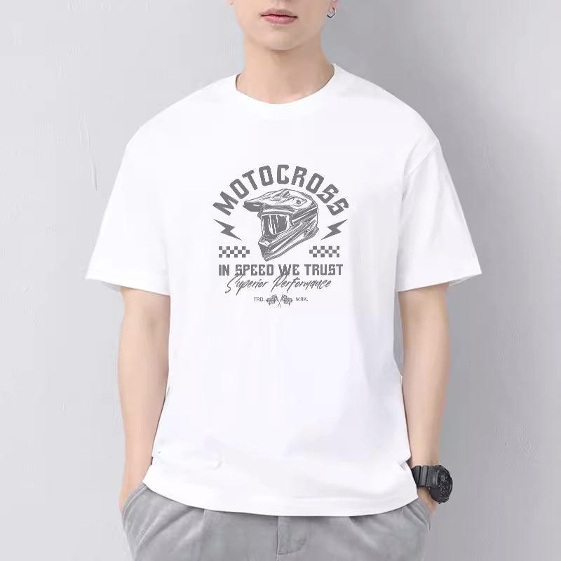 Bean's Moto Booth QMD™ Moto Cross T-shirt in size S featuring bold motocross graphic on comfortable fabric.