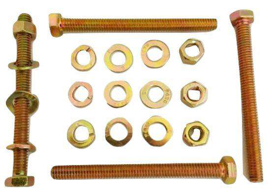 Eight RatchetStrap.Com ladder rack ratchet straps for contractors, shown in a bundle, used for secure cargo and equipment transport.