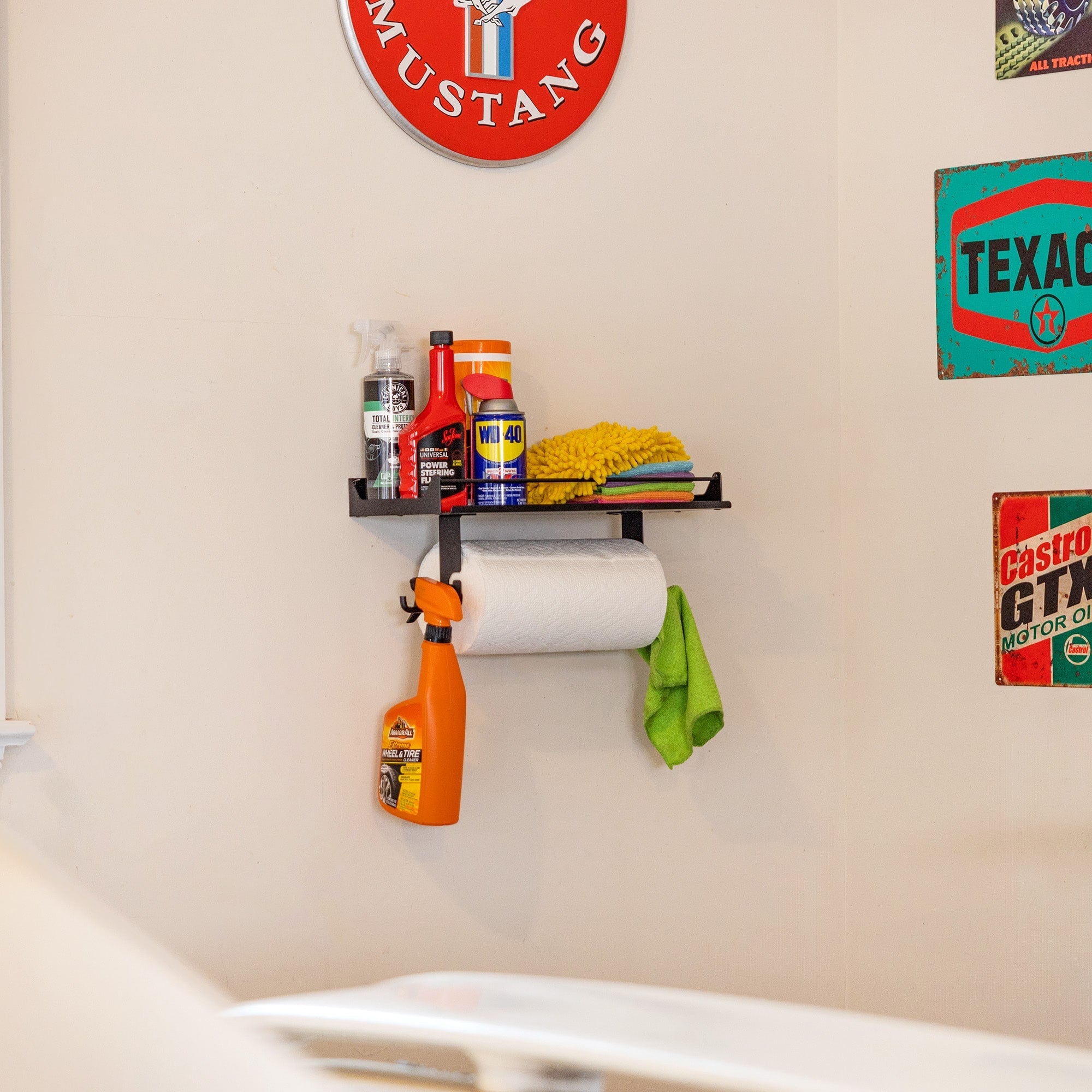Quick Clean Paper Towel Holder and Wall Shelf - OVERLANDERS Outfitter