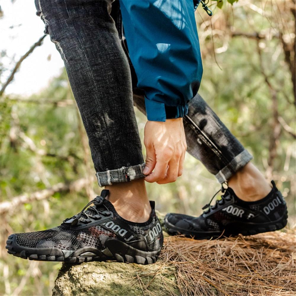 Quick Dry Men Sneakers Slip On Upstream Shoes Water Hiking Beach Surfing Shoes Sandals Barefoot Beach Sneakers Swim Boating Fishing Yoga Gym - OVERLANDERS Outfitter
