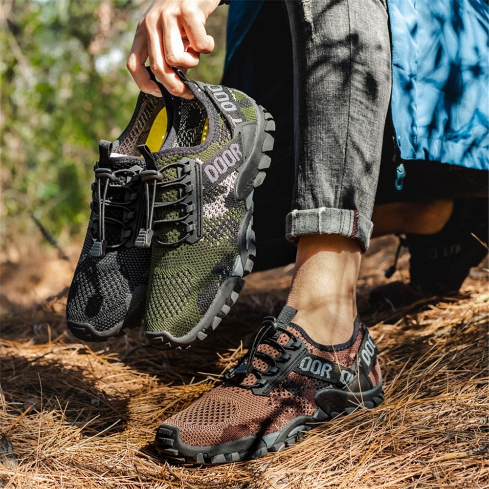 Stevvex quick-dry men's water shoes with slip-on design, ideal for beach, hiking, surfing, boating, fishing, yoga, and gym activities.