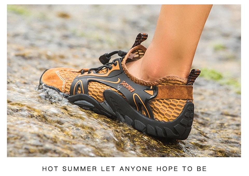 Stevvex men's quick-dry water shoes for hiking, beach, surfing, boating, fishing, yoga, and gym activities, slip-on design.