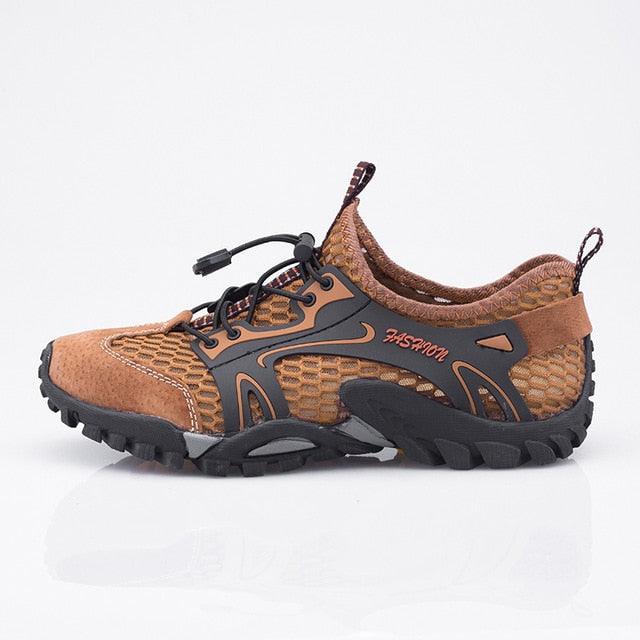 Stevvex men's quick-dry water shoes with slip-on design, suitable for beach, hiking, swimming, boating, fishing, yoga, and gym activities.