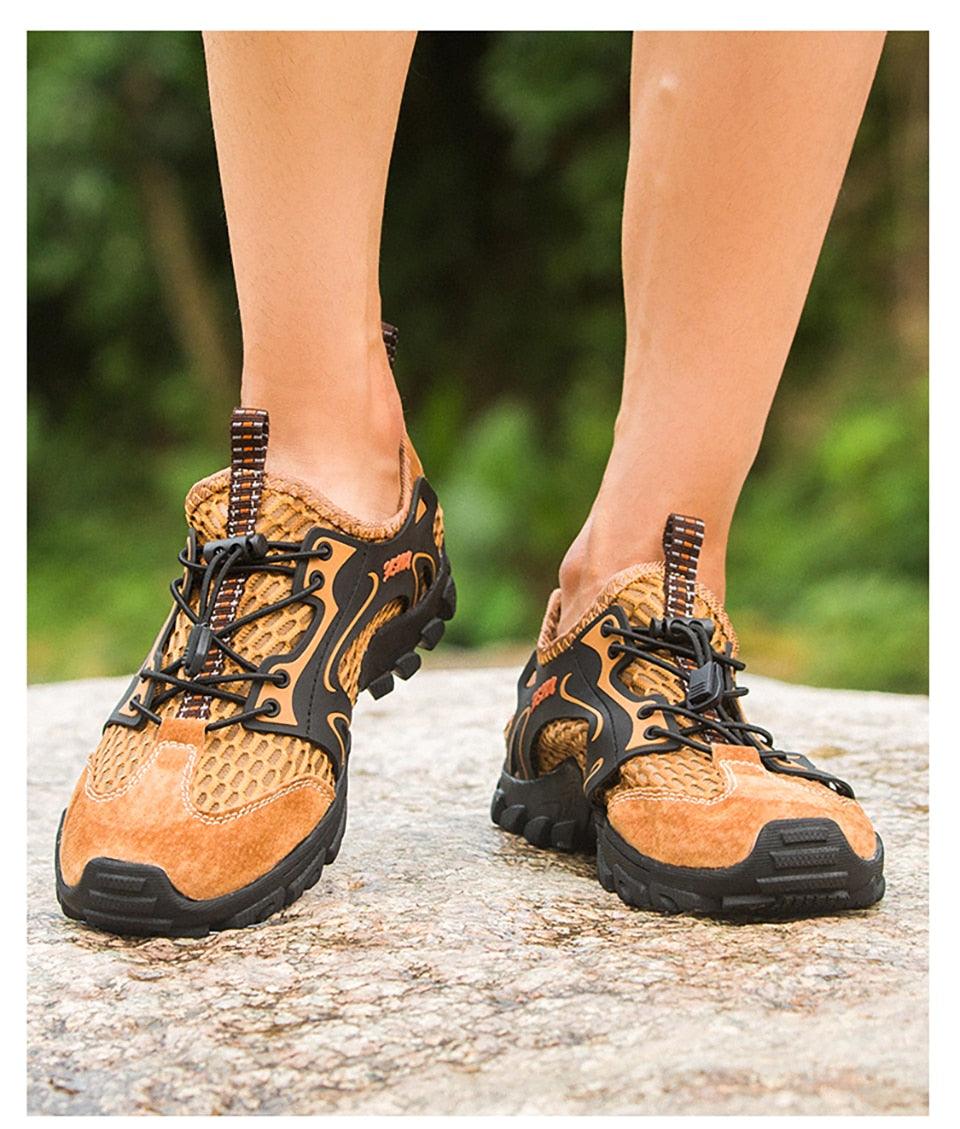 Stevvex quick-dry men's water shoes for hiking, beach, surfing, boating, fishing, yoga, and gym, slip-on barefoot style.