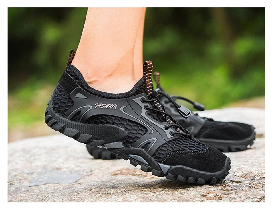 Quick Dry Men Sneakers Slip On Upstream Shoes Water Hiking Beach Surfing Shoes Sandals Barefoot Beach Sneakers Swim Boating Fishing Yoga Gym - OVERLANDERS Outfitter