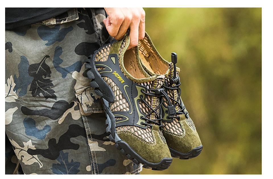 Stevvex quick-dry men's water shoes for hiking, beach, surfing, swimming, boating, fishing, yoga, and gym activities.