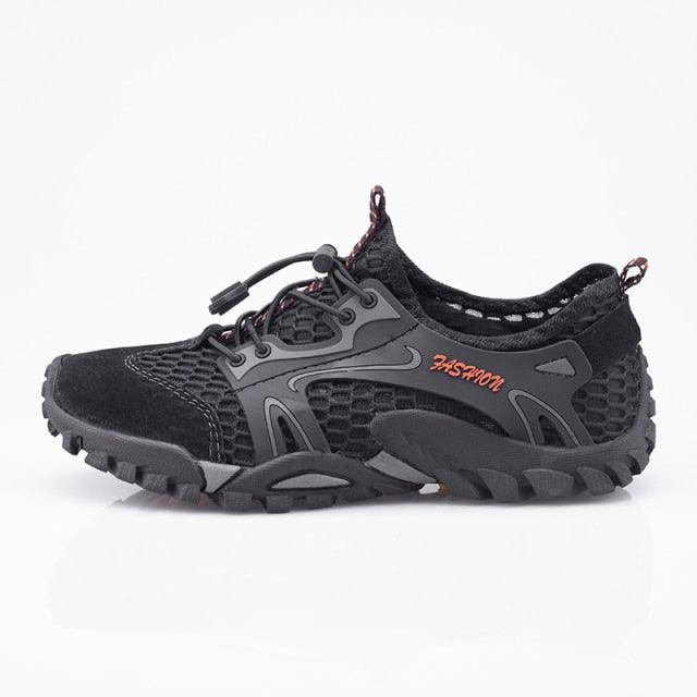 Stevvex men's quick-dry water shoes with slip-on design for hiking, beach, surfing, boating, fishing, yoga, and gym activities.