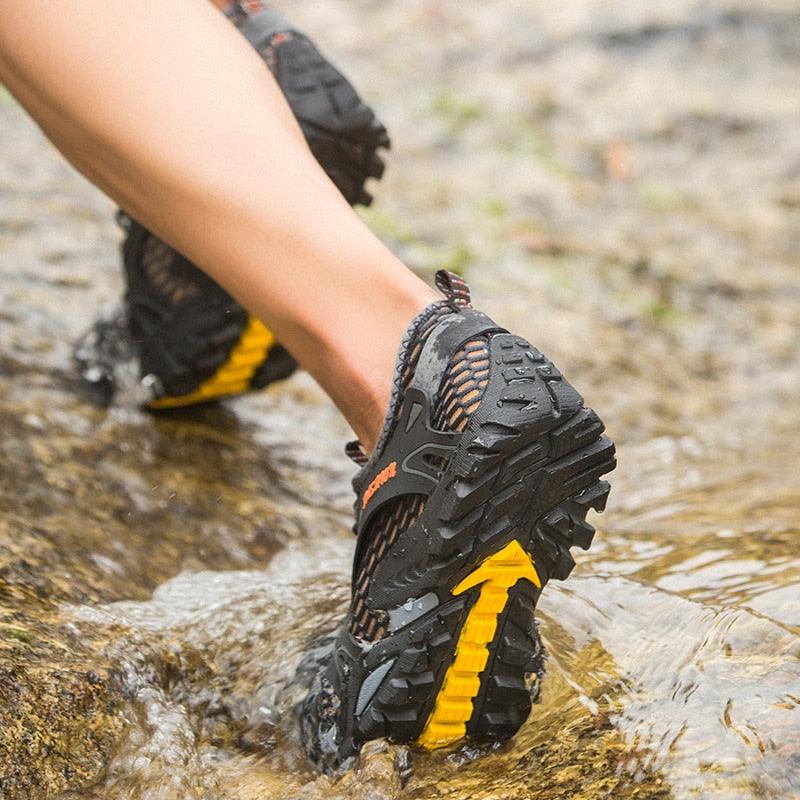 Stevvex men's quick-dry water shoes for hiking, beach, surfing, boating, fishing, yoga, and gym activities, slip-on barefoot design.