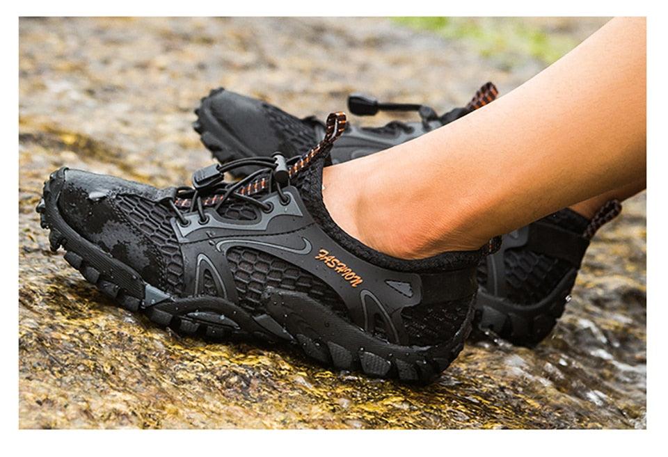 Stevvex quick-dry men's water shoes for beach, hiking, surfing, boating, fishing, yoga, and gym activities, slip-on design.