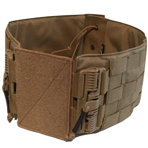 HCC Tactical quick release cummerbund featuring ROC buckles, designed for tactical gear functionality and comfort.