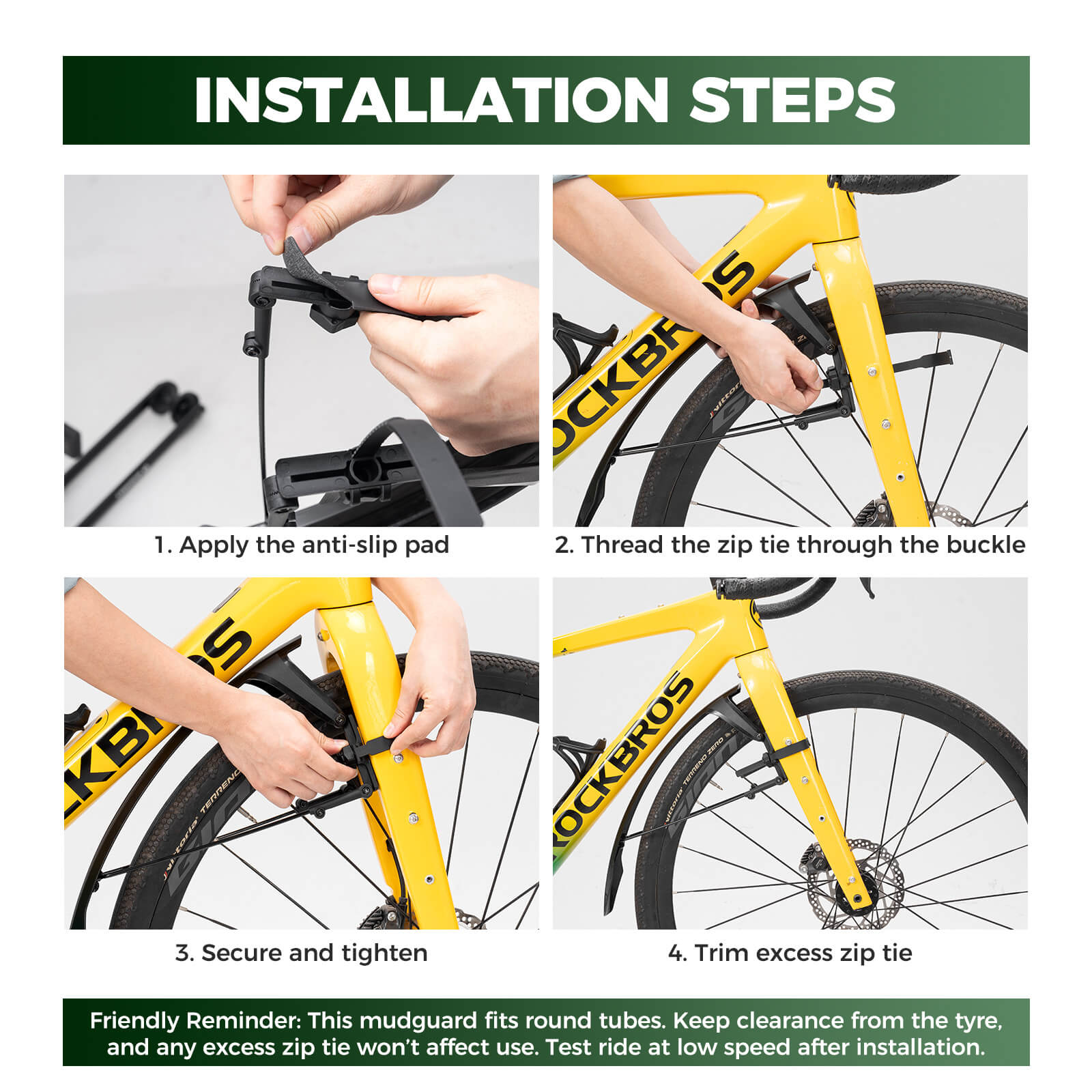 Quick Release Front & Rear Bike Fenders - OVERLANDERS Outfitter