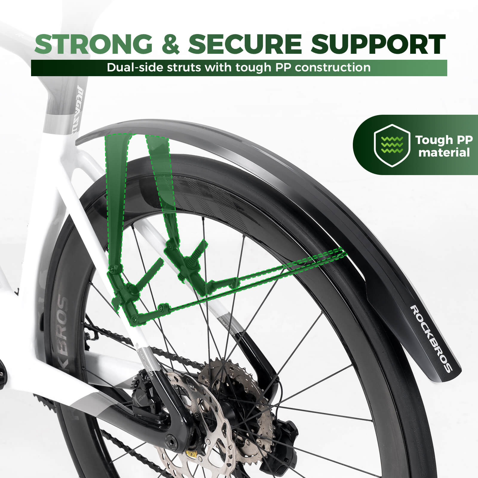 Quick Release Front & Rear Bike Fenders - OVERLANDERS Outfitter