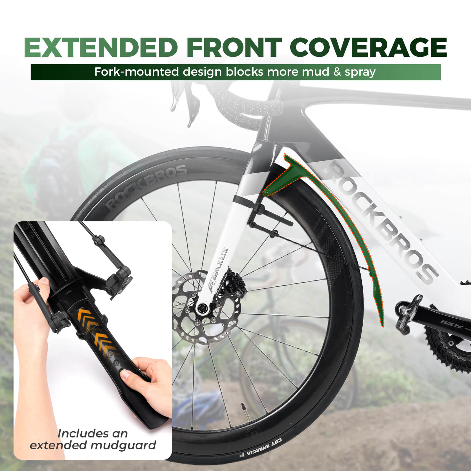 Quick Release Front & Rear Bike Fenders - OVERLANDERS Outfitter