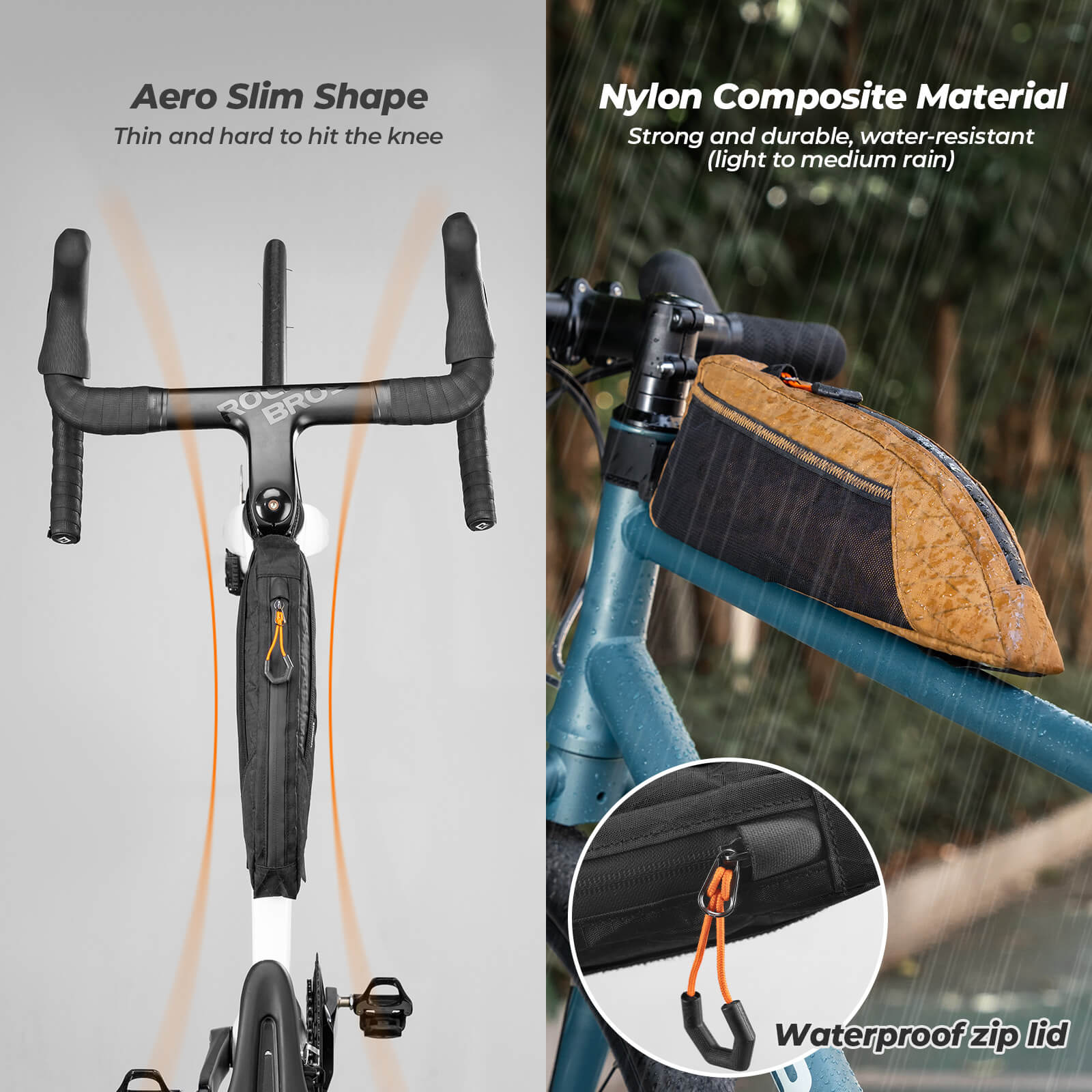 Bikepacking Top Tube Bike Bag - 1L