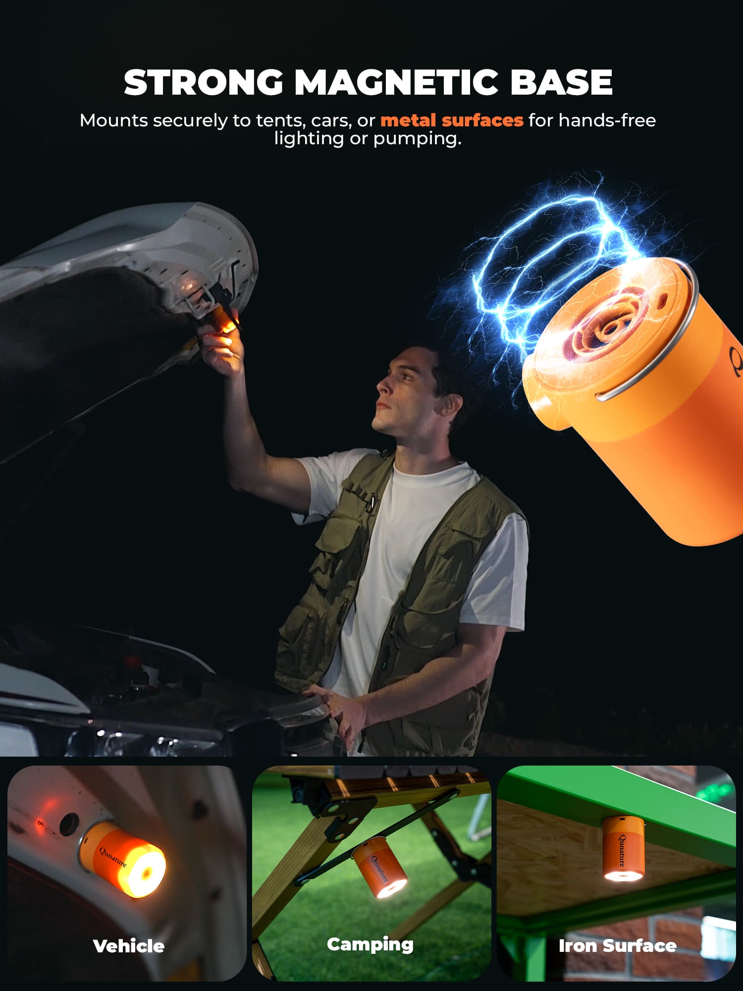 Qunature Mini Electric Air Pump for Camping & Outdoor Gear - OVERLANDERS Outfitter