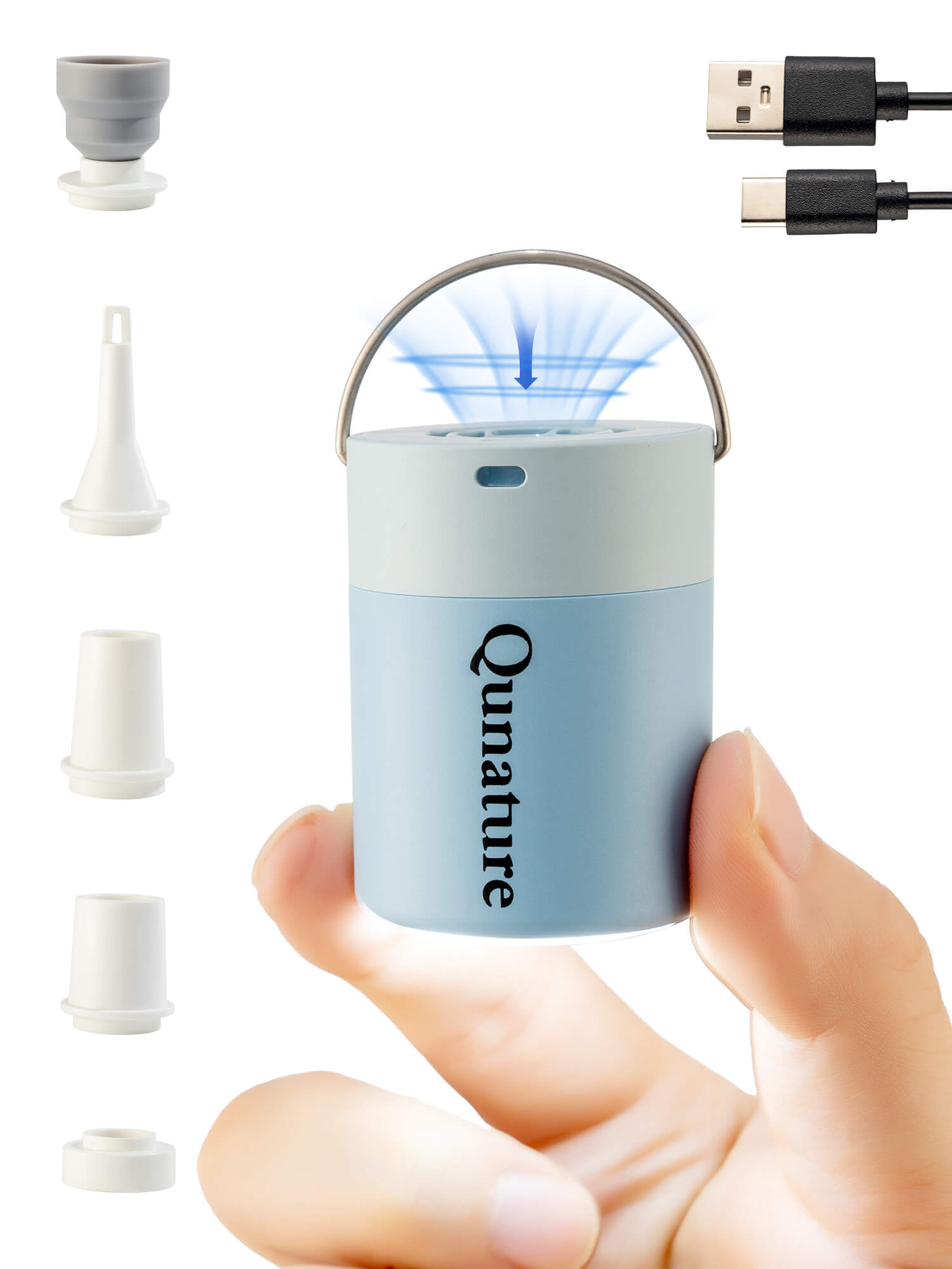 Qunature Mini Electric Air Pump for Camping & Outdoor Gear - OVERLANDERS Outfitter
