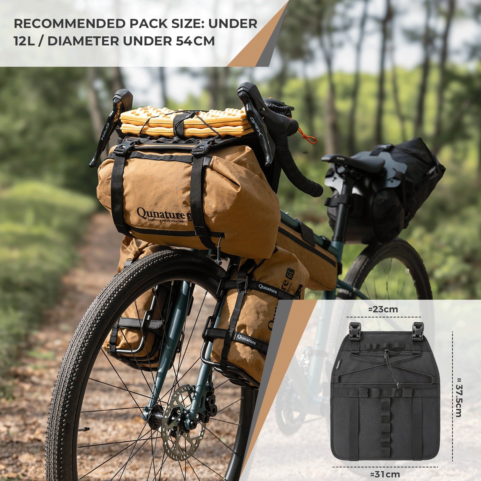 Bikepacking Adjustable Handlebar Bag Cradle - OVERLANDERS Outfitter