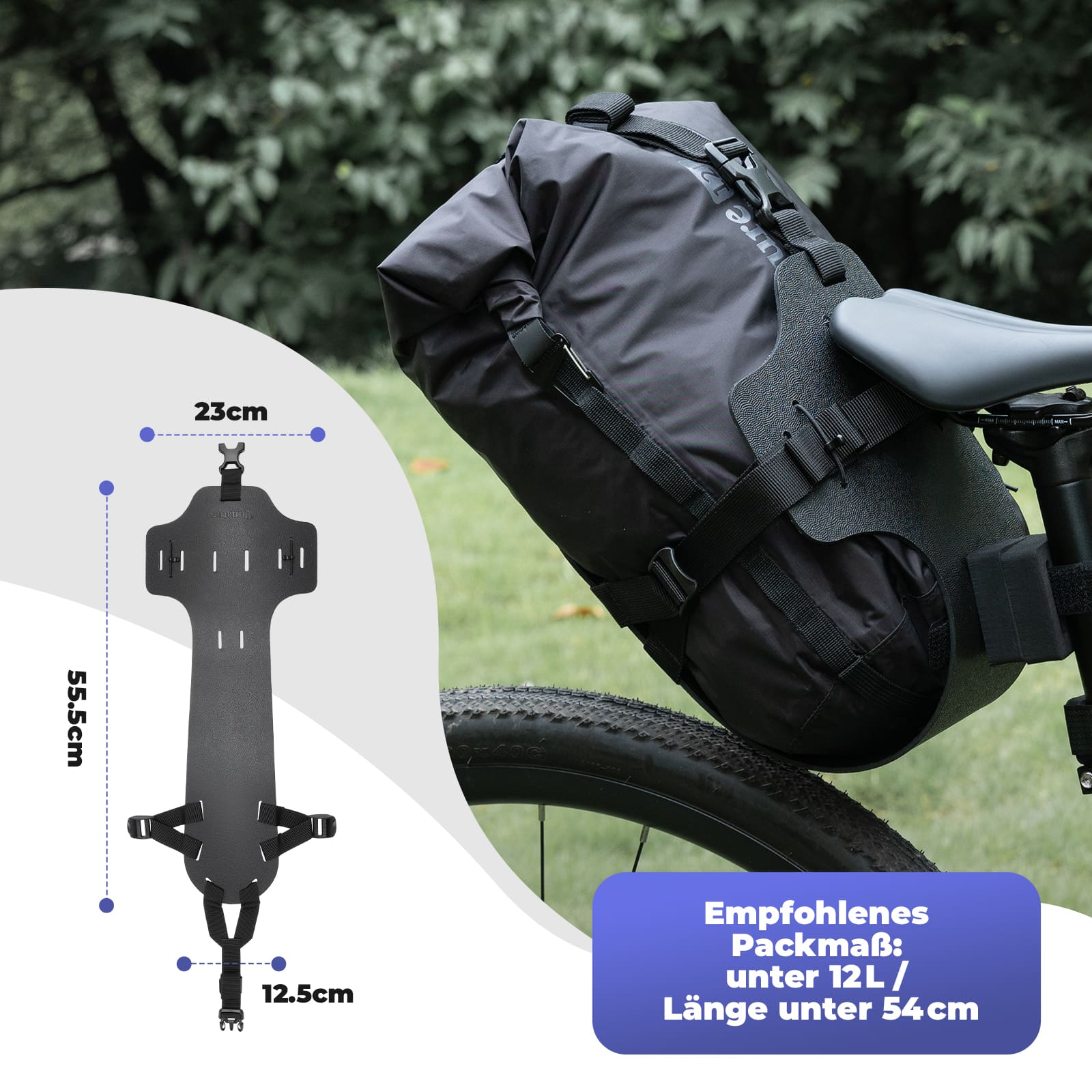 Bikepacking Rear Saddle Bag Support Mount - OVERLANDERS Outfitter