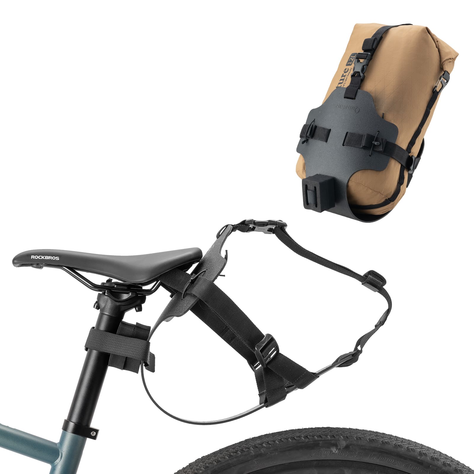 Bikepacking Rear Saddle Bag Support Mount - OVERLANDERS Outfitter