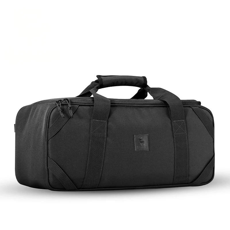 Qunature Global multi-compartment camping tableware carry bag with organized mess kit storage and durable fabric.