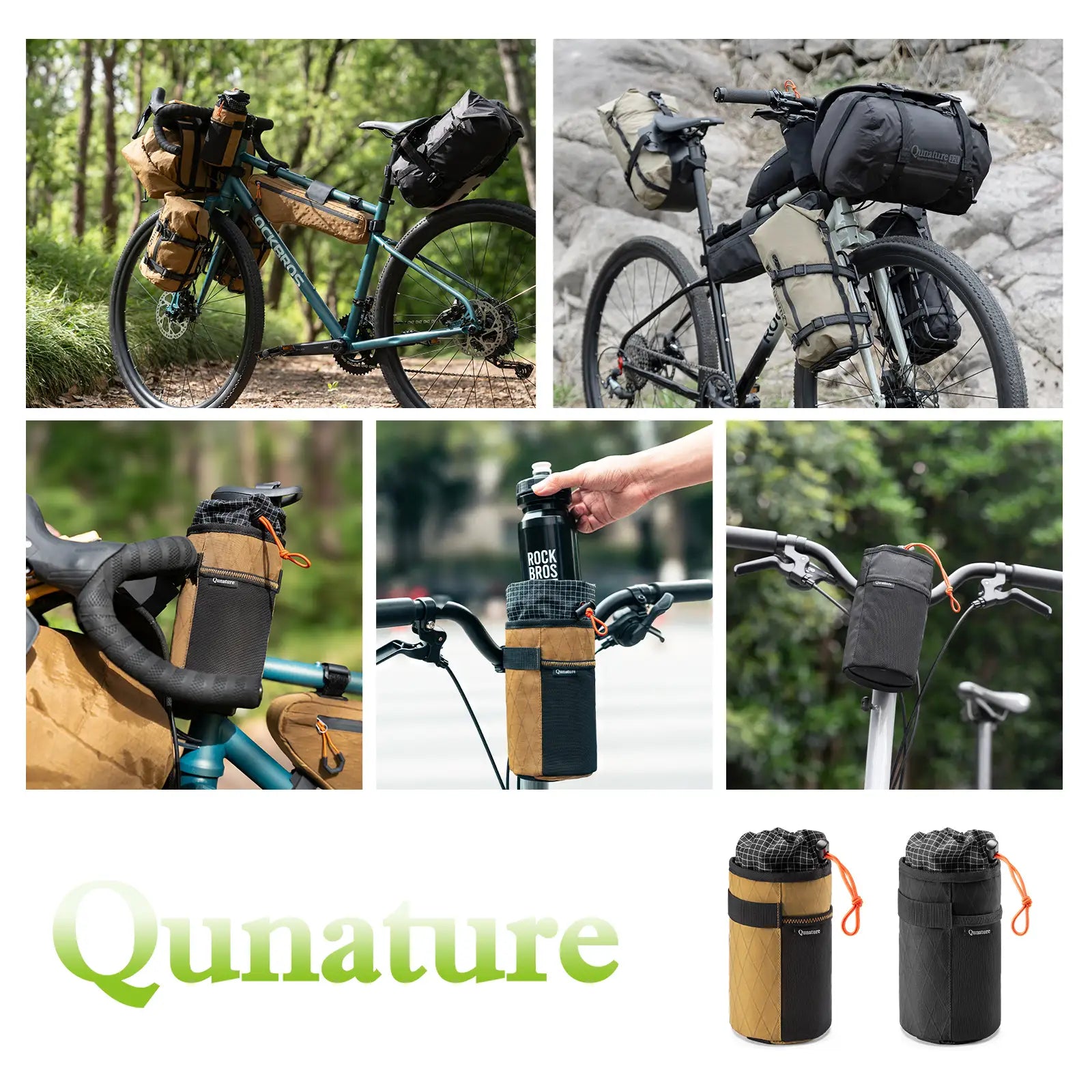 Cold Insulation Water Bottle Holder Bag for Bikepacking 1L - We The Collective