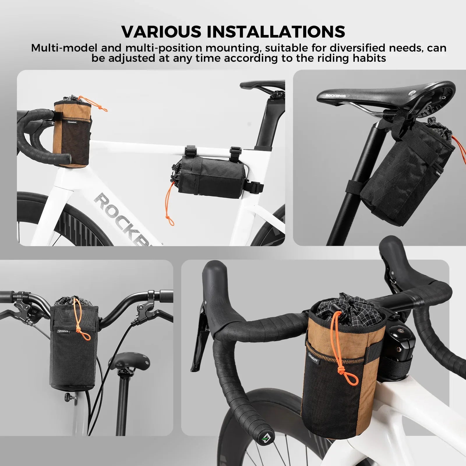 Cold Insulation Water Bottle Holder Bag for Bikepacking 1L - We The Collective