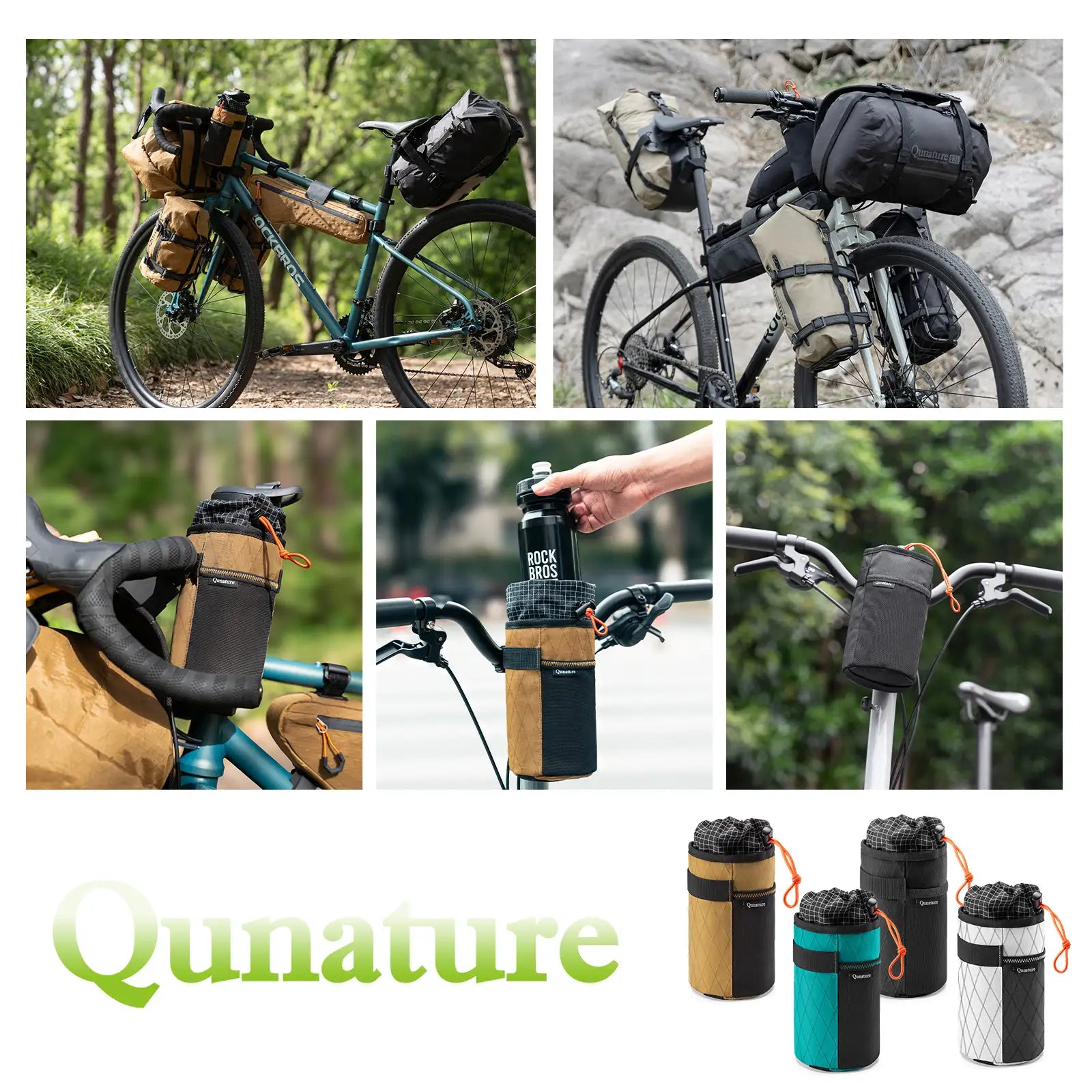 Cold Insulation Water Bottle Holder Bag for Bikepacking 1L - OVERLANDERS Outfitter