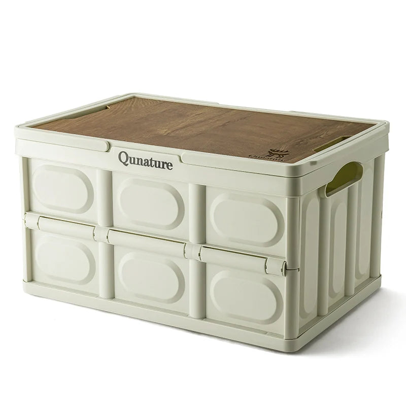 55L & 30L Folding Storage Box with Tabletop & Lid and Handle - We The Collective