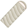 Qunature Global cotton envelope sleeping bag for outdoor camping, featuring a compression sack and portable design.