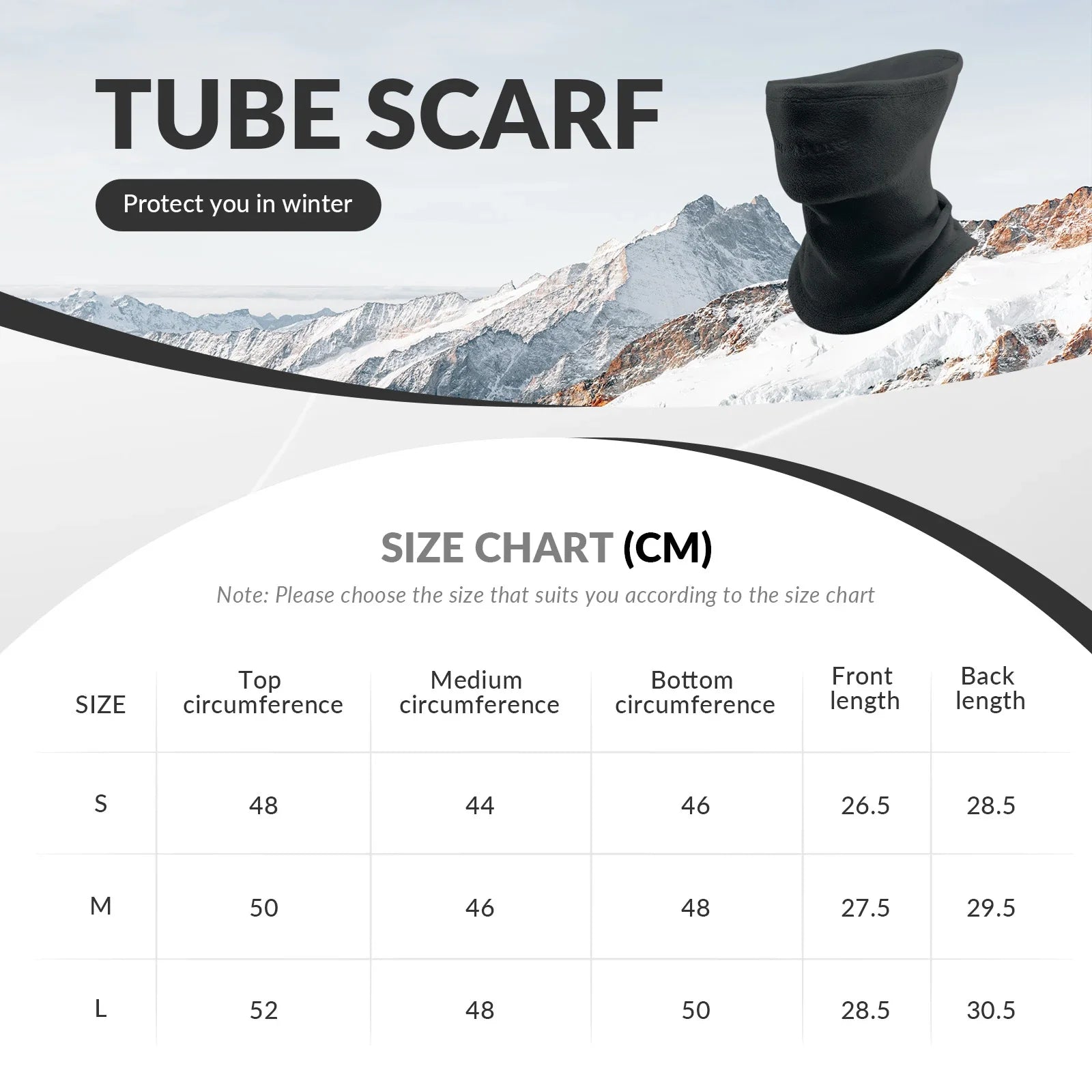 Qunature Global double-sided fleece head cover with integrated face and neck warmer for all-day comfort and warmth.