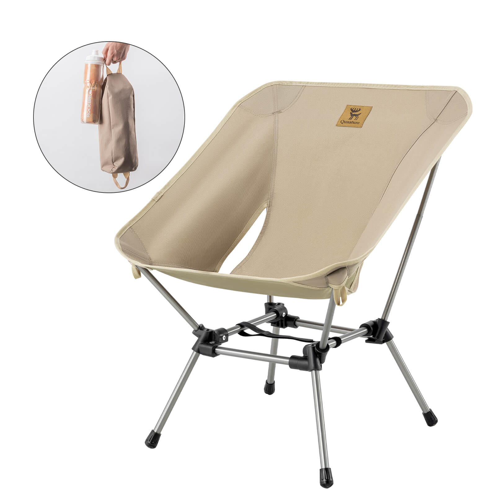 Qunature Lightweight Folding Camp Chair with Storage Bag - OVERLANDERS Outfitter
