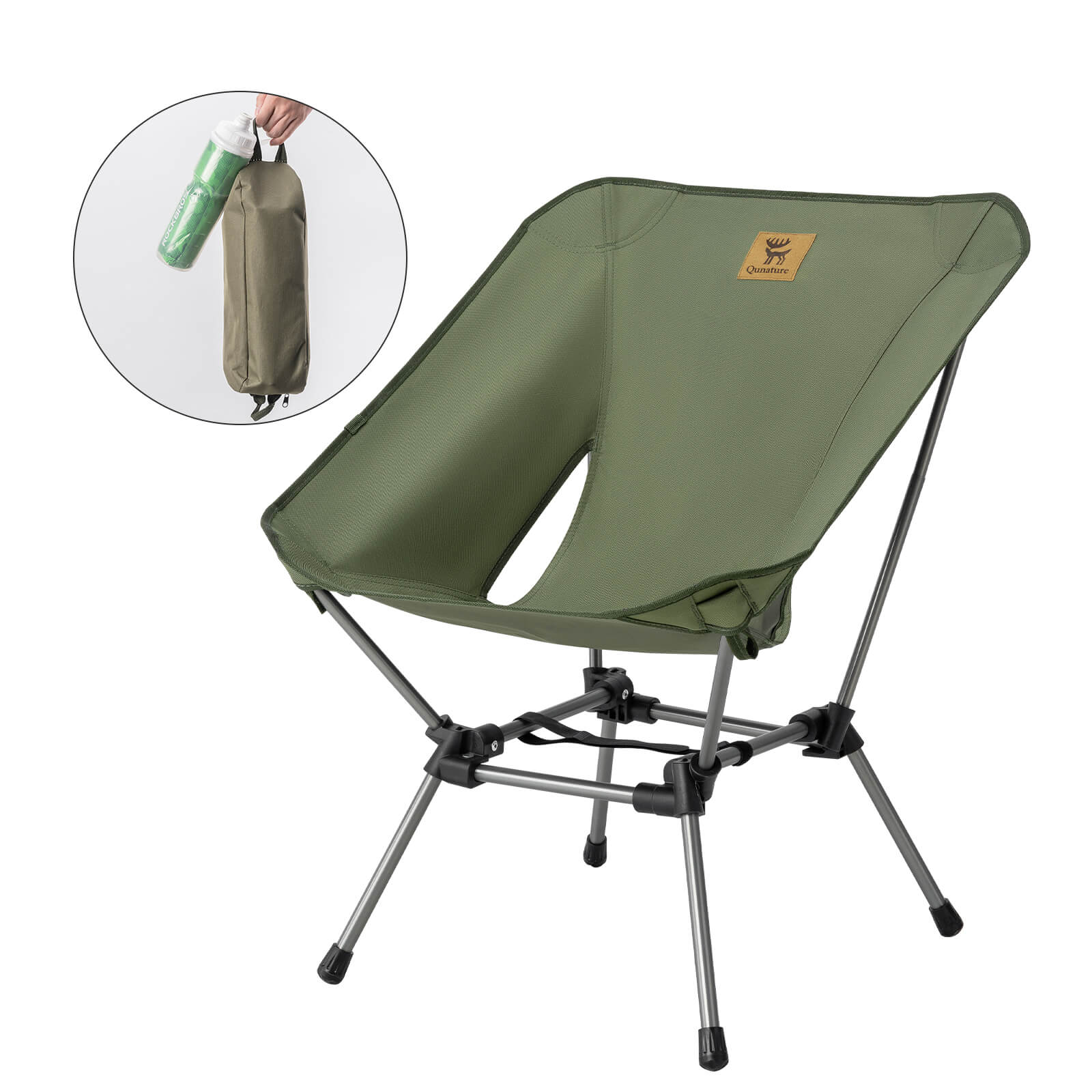 Qunature Lightweight Folding Camp Chair with Storage Bag - OVERLANDERS Outfitter