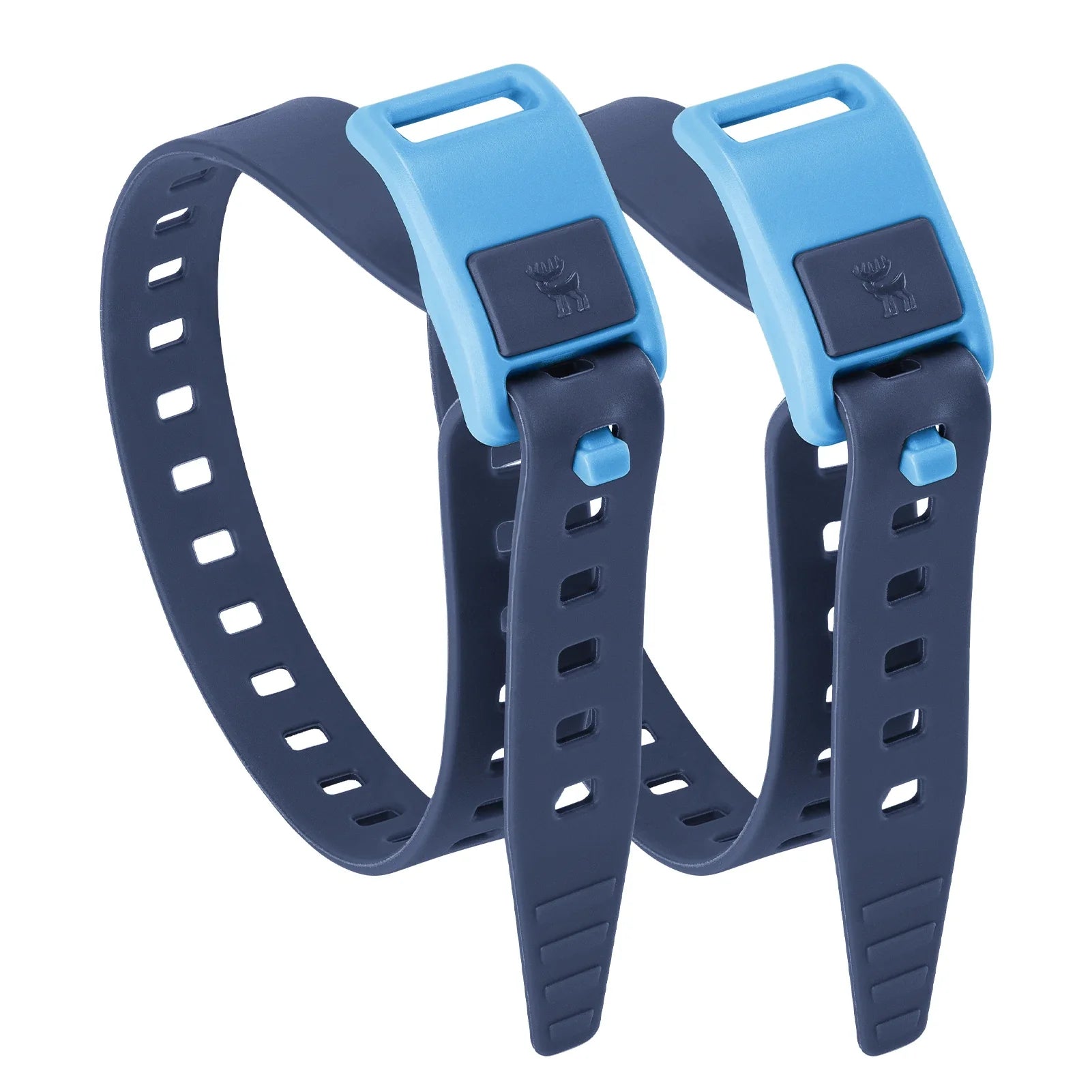 Two heavy-duty Qunature Global gear straps with TPU polyether for bikepacking, showing durable straps with secure fastenings.